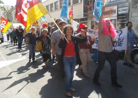 Manif du juin des animateurs de l'AOL